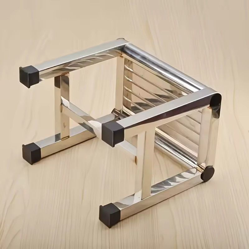 Stainless Steel Stool Multi Functional Durable Thick Metal Seat gallery