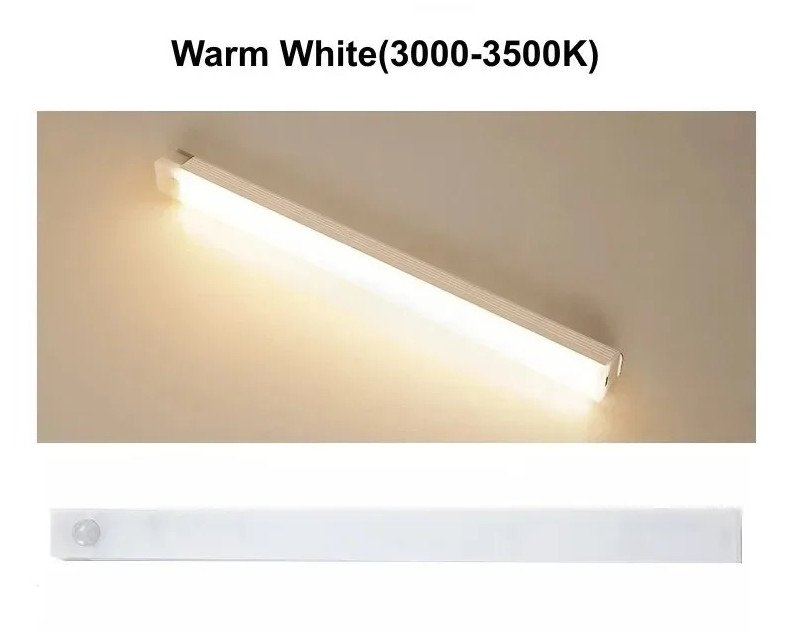 PIR Motion Sensor LED Lamp Rechargeable USB Portable Indoor Light Battery gallery