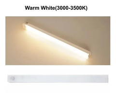 PIR Motion Sensor LED Lamp Rechargeable USB Portable Indoor Light Battery
