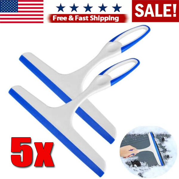 Window Mirror Car Windshield Squeegee Shower Glass Wiper Kitchen House Clean US gallery