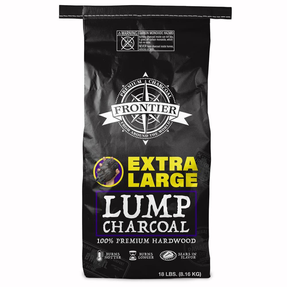 Frontier Natural Lump Charcoal 18 lb Extra Large Hardwood BBQ Grilling Quebracho gallery