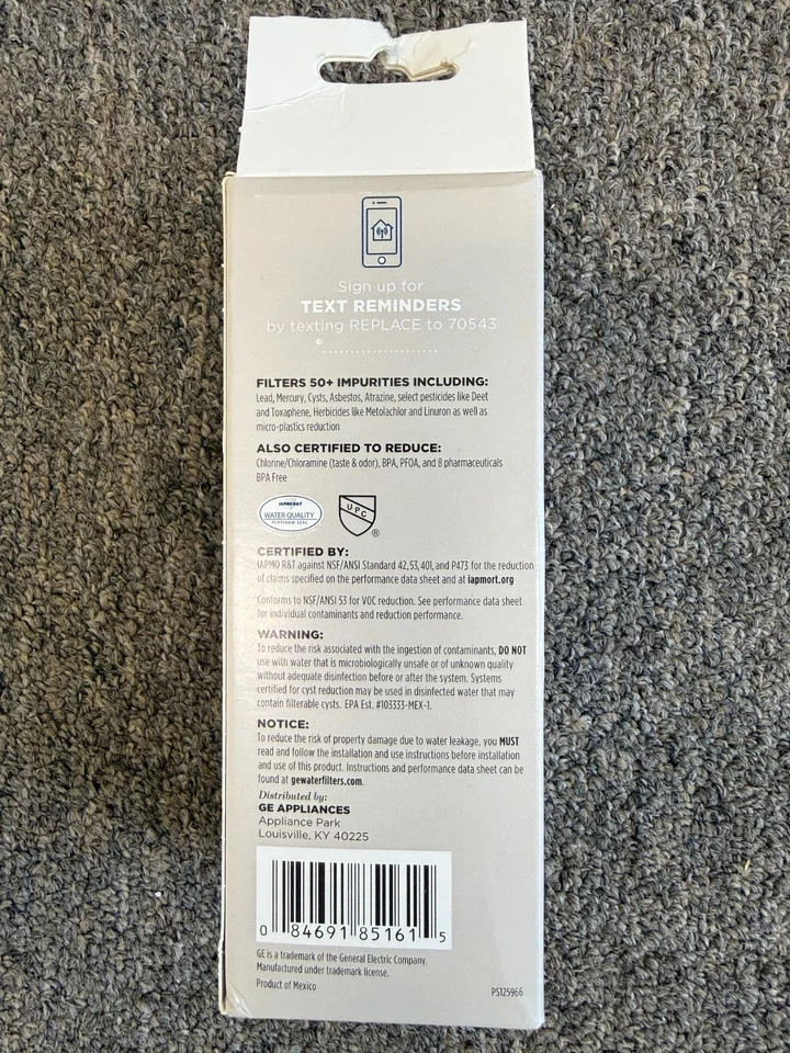 GE XWFE Water Filter - White gallery