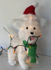 Holiday Time Light Up Fluffy White Dog 23 Inch Indoor Outdoor Christmas sculptur gallery