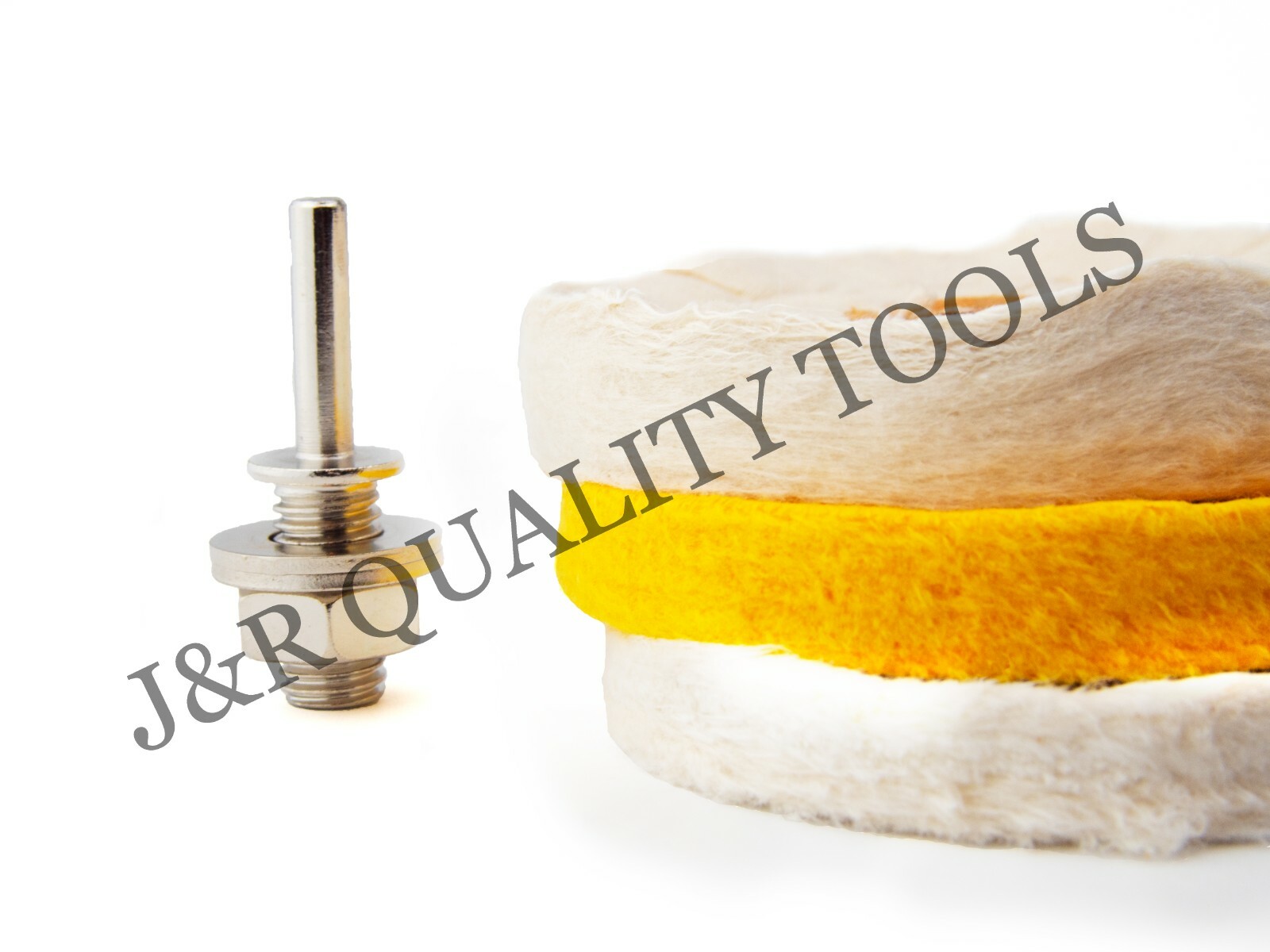 VCT 7pc Buffing Kit for Drill 4" Wheel for Polishing Metal Steel Iron Aluminum gallery