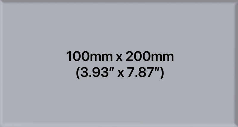 Peel & Stick Metal Tile kitchen backsplash 3.93"x7.87"(100MM x 200MM) gallery
