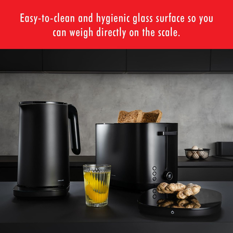 Enfinigy Digital Kitchen Food Scale, Max Weight 22Lbs, Grams & Ounces, .1-Gram A gallery