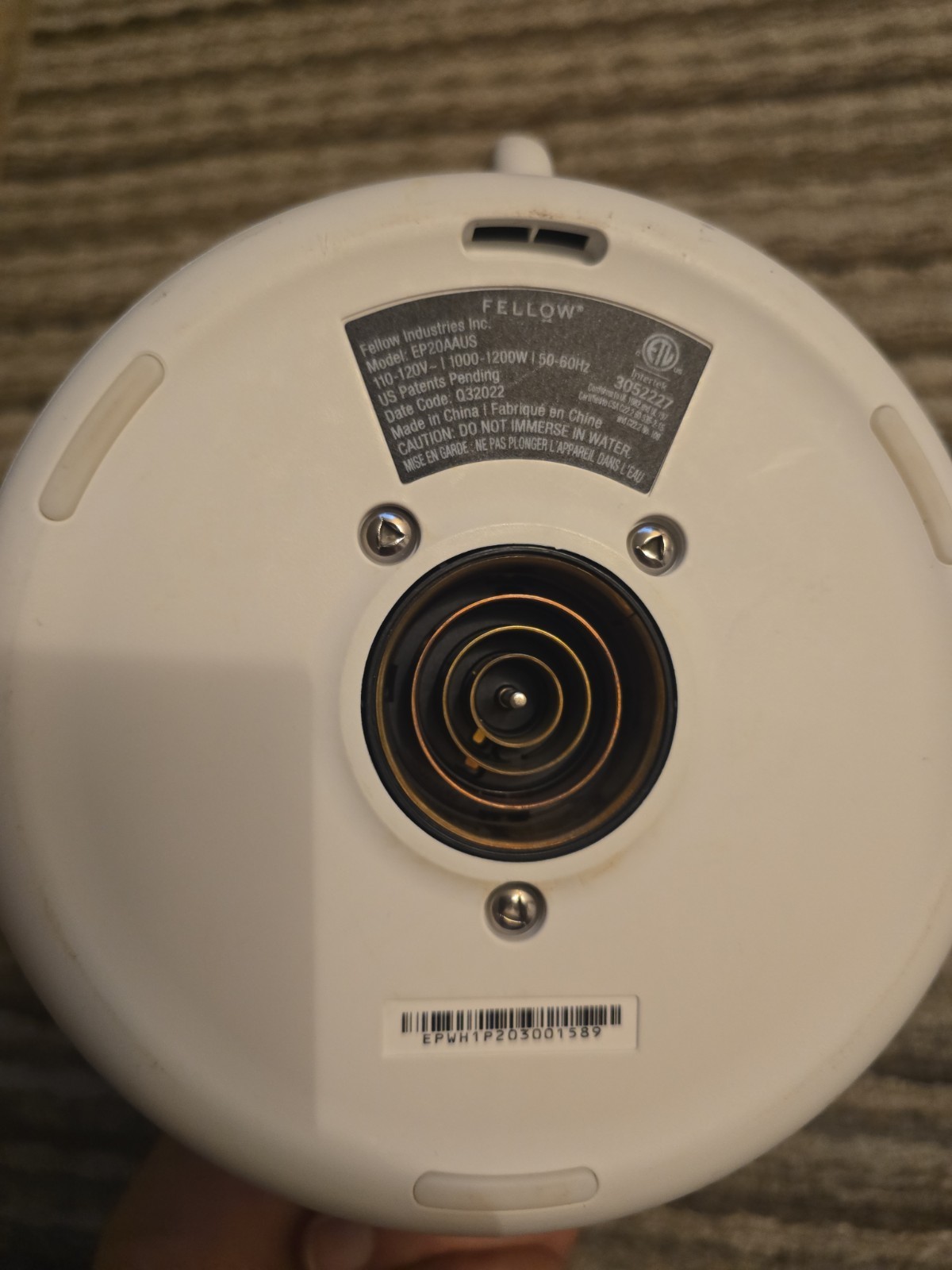 Fellow Stagg EKG Pro Electric Kettle Matte White.kettle Only No Lid. gallery