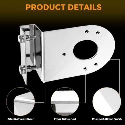 2PCS Watermelon Light Brackets, 90° Angled Clamp-On Frame Mount for Under Glow gallery