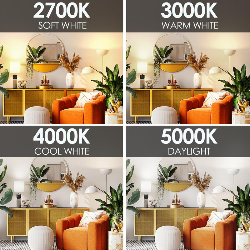 A19 75 Watt Equivalent Light Bulbs, Super Bright 1200LM, Cool White 4000K 10W LE gallery