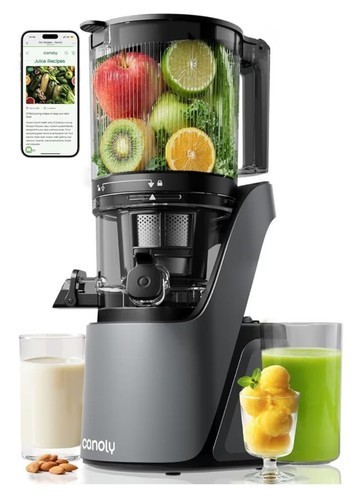 Canoly C16 Cold Press Juicer 90oz Capacity 6" Extra Wide Feed Chute 3-In-1 Grey gallery