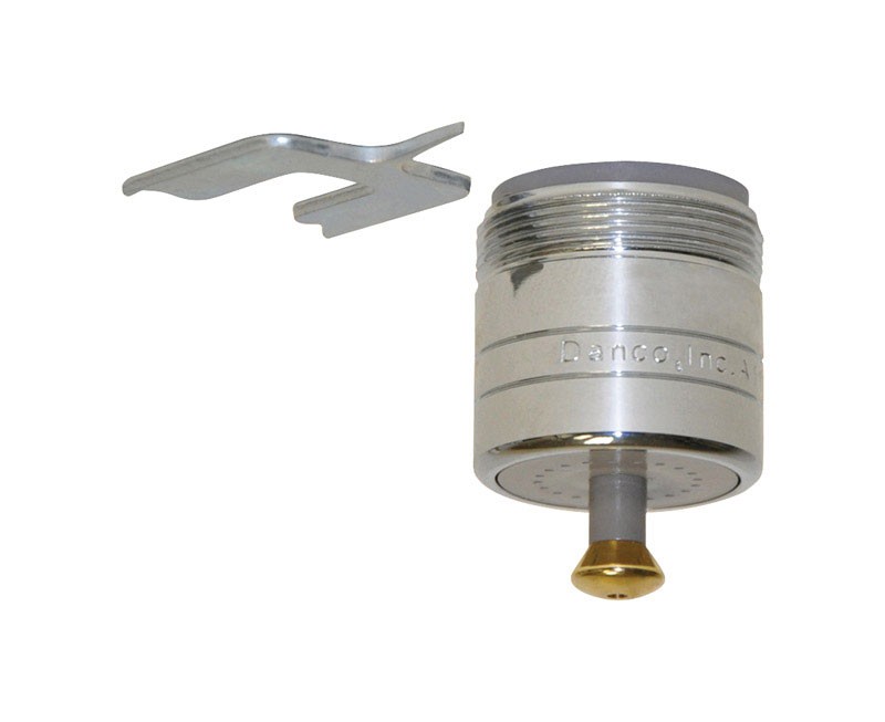 Danco 9D00010490 Dual Thread 27M x 27F Chrome Faucet Aerator 15/16 x 55/64 in. gallery