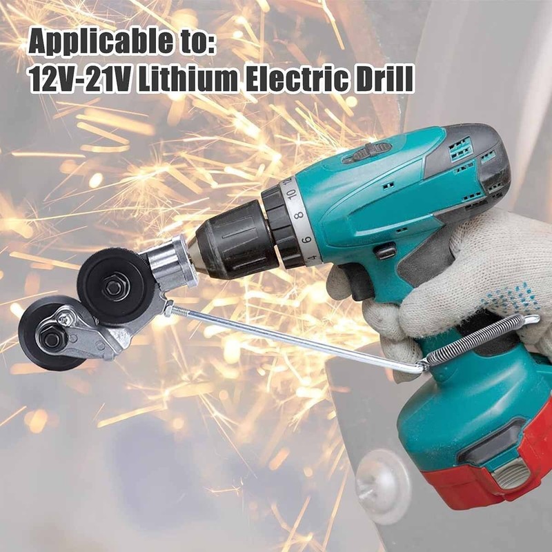 2 Set Universal Metal Cutter Sheet Drill Attachment for Metal Plate Cutting gallery