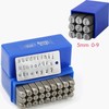 Lowercase Number and Letter Stamp Set, 3/16"(5mm) Stamping A-Z & 0-9 Metal Punch gallery