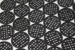 Black Round Plastic Drainage Mesh/Screen for Potted Plant, Bonsai Pot 1.5″x 1.5″