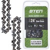 Full Chisel Chainsaw Chain 24 Inch .058 3/8 84DL for Husqvarna Poulan Jonsered gallery