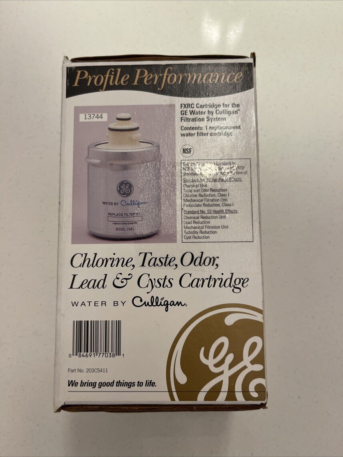 GE Chlorine, Taste, Odor Lead & Cysts Cartridge #13744 - Free shipping gallery