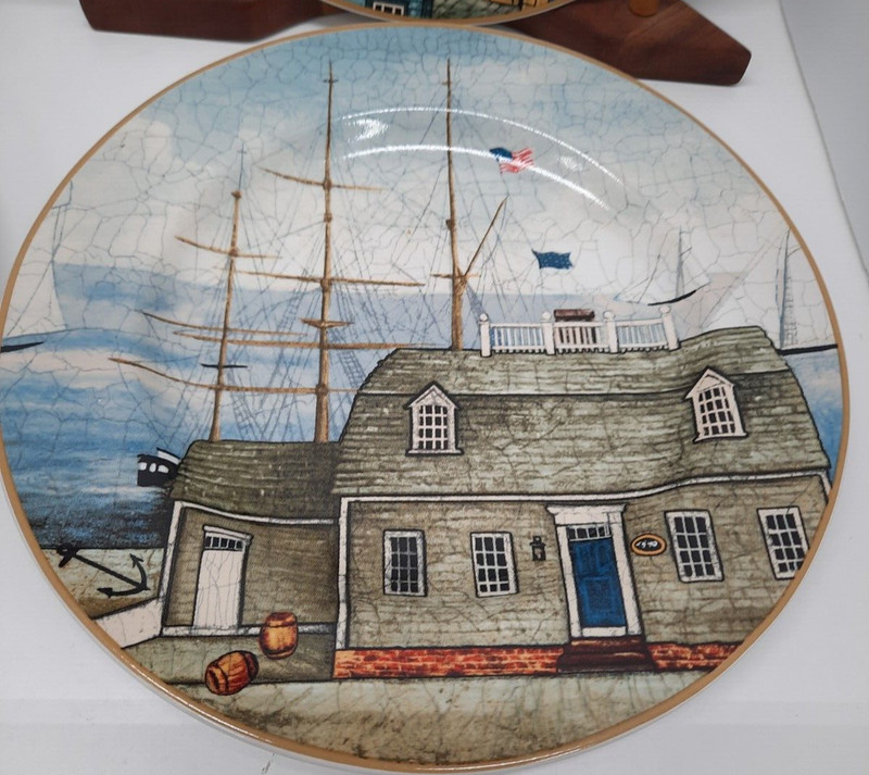 The Sakura Table Ware Lighthouse Harbor David Carter Brown 4pc Place Setting gallery