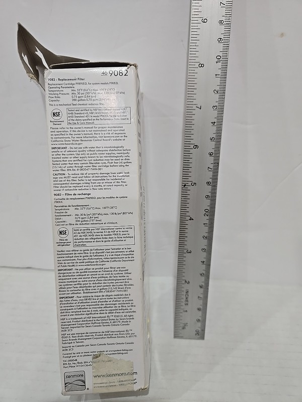 Kenmore 9082 Replacement Refrigerator Filter Sealed in New Box OEM gallery