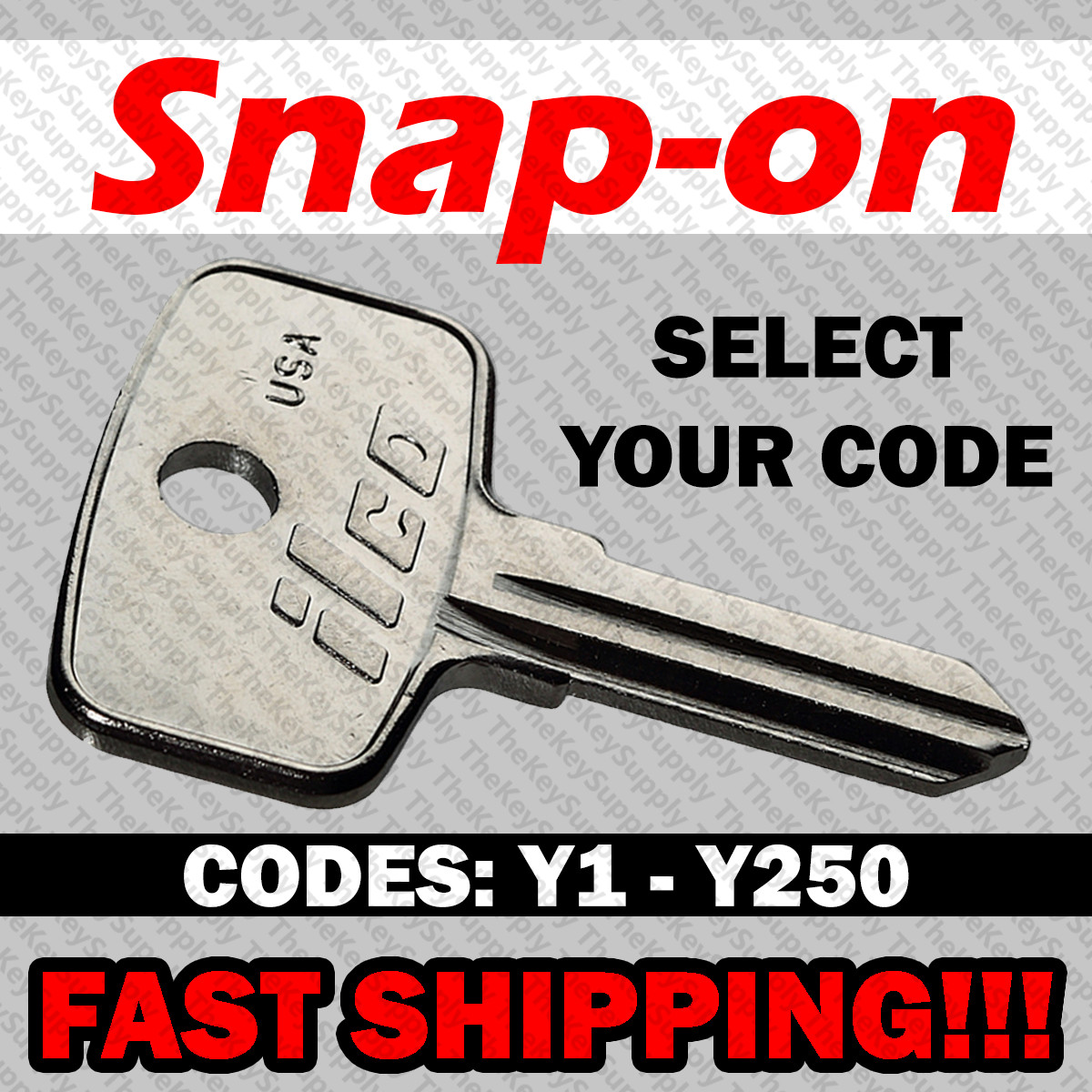 Snap On Tool Box Key Replacement Cut to your Code Y1 - Y250 gallery