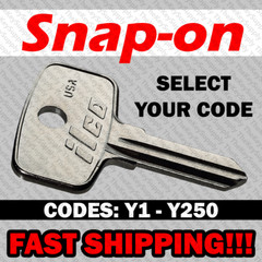 Snap On Tool Box Key Replacement Cut to your Code Y1 – Y250
