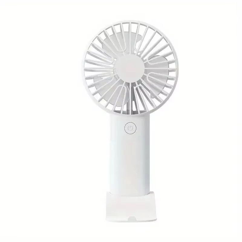 Mini USB Charging Handheld Fan Desktop Small Fan with Mobile Phone Holder Portab gallery