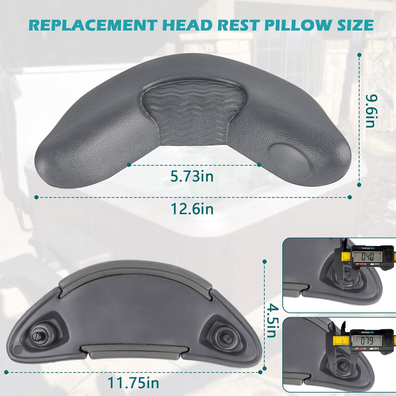 Replacement Head Rest Pillows Fit for Artesian Island Spas Hot Tubs and Tidal gallery