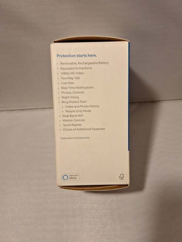 Ring Video Doorbell 3 Includes ALL Accessories OPEN BOX Read Desc See Pics gallery
