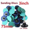 3inch 75mm Sanding Disc Quick Change 36 60 80 120 Grit Grinding Polishing Pad gallery