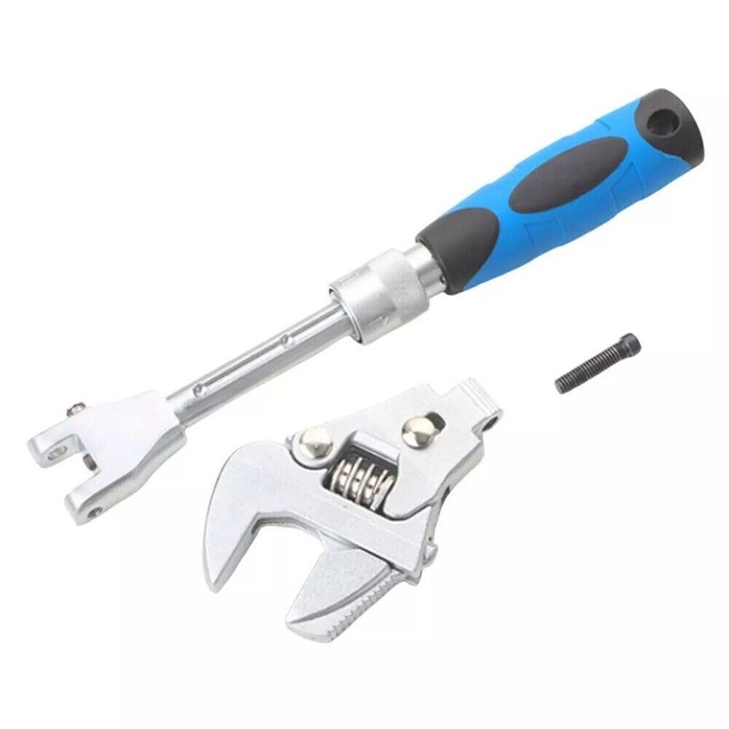 1PC 5 in 1 10" Adjustable Wrench Telescopic Foldable Ratchet Quick Telescoping gallery