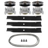 Deck Rebuild Kit for Hustler Raptor 52" Spindle Blade Pulley Belt 604214 603995 gallery