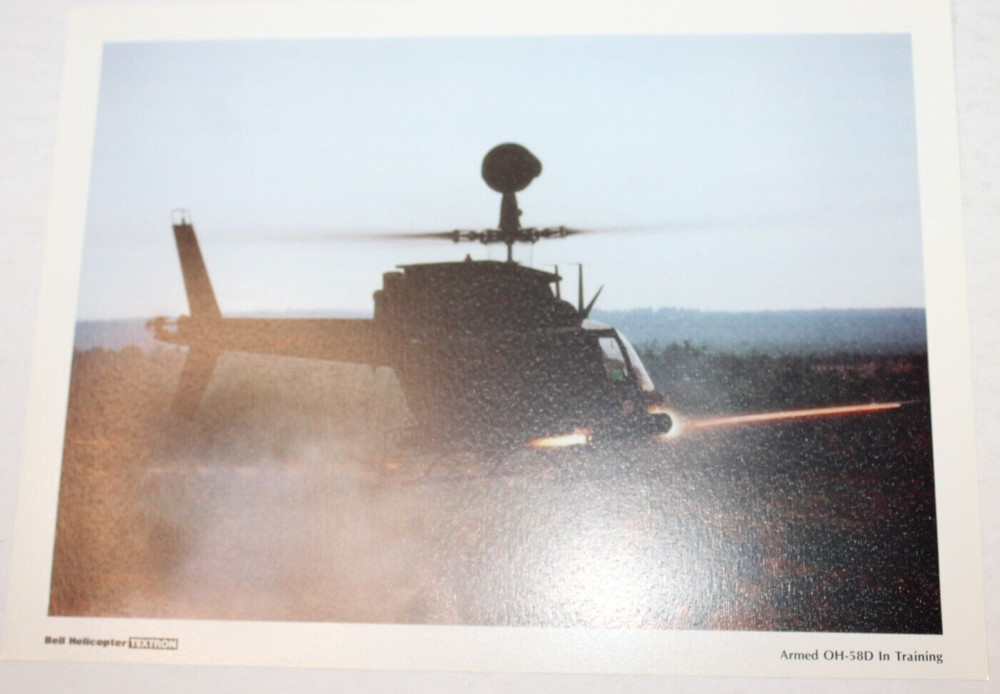 BELL OH-58D In Training HELICOPTER POSTER PICTURE PHOTO PRINT Army 12"x9"