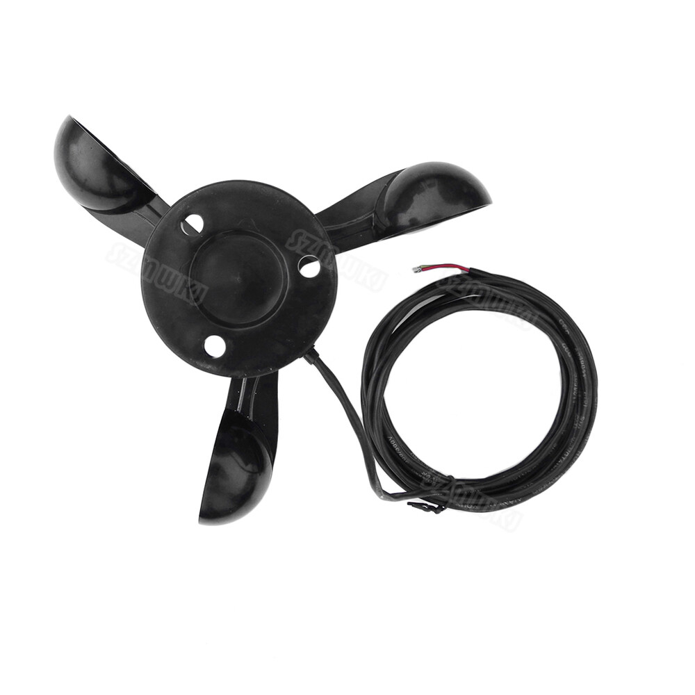 0-5V Black Voltage Output Wind Speed Sensor 3 Cups Polycarbonate Anemometer CL gallery