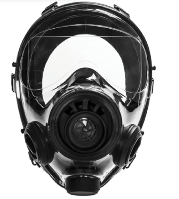 SGE Series Tactical Full Face Respirator - Mask Only - Butyl Rubber Face Seal gallery