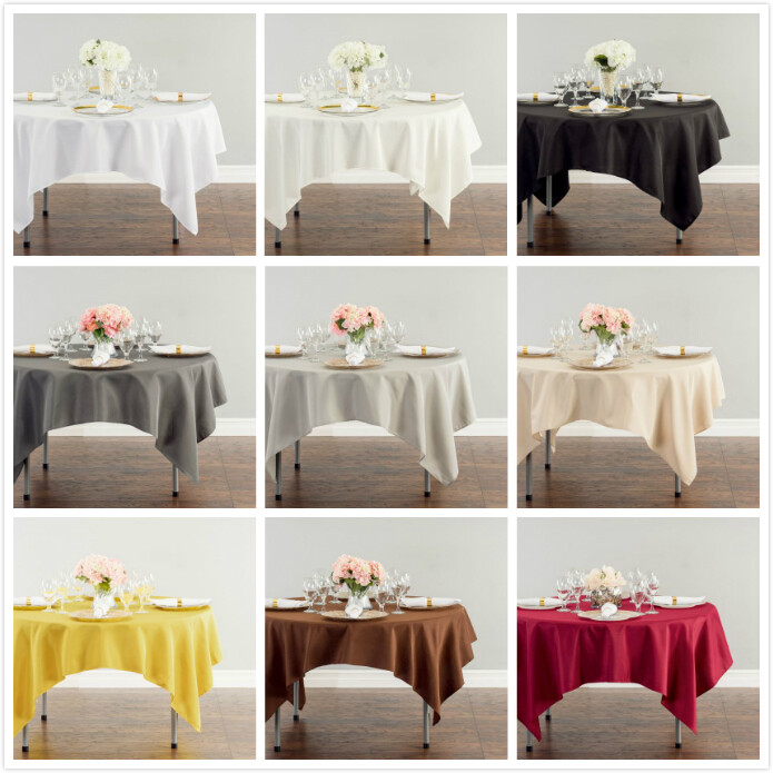 LinenTablecloth 70 in. Square Polyester Tablecloths, 33 Colors! Wedding & Event gallery