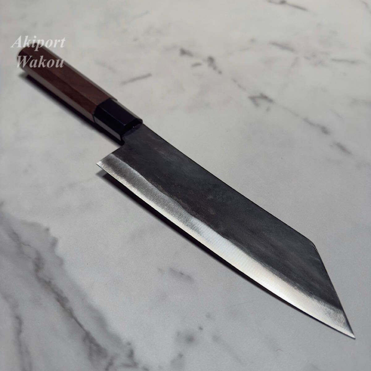 Japanese knife Bunka Kiritsuke 180mm Aogami No.2 Steel Used gallery
