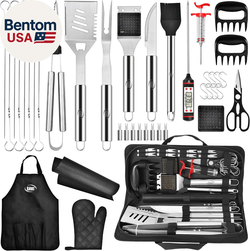 BBQ Accessories, Complete Grill Set Grilling Gifts, 40 Pcs Premium Heavy Duty St