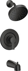 Moen Rinza 82628BL Matte Black Bathroom Shower Head, Handle Faucet Kit Set