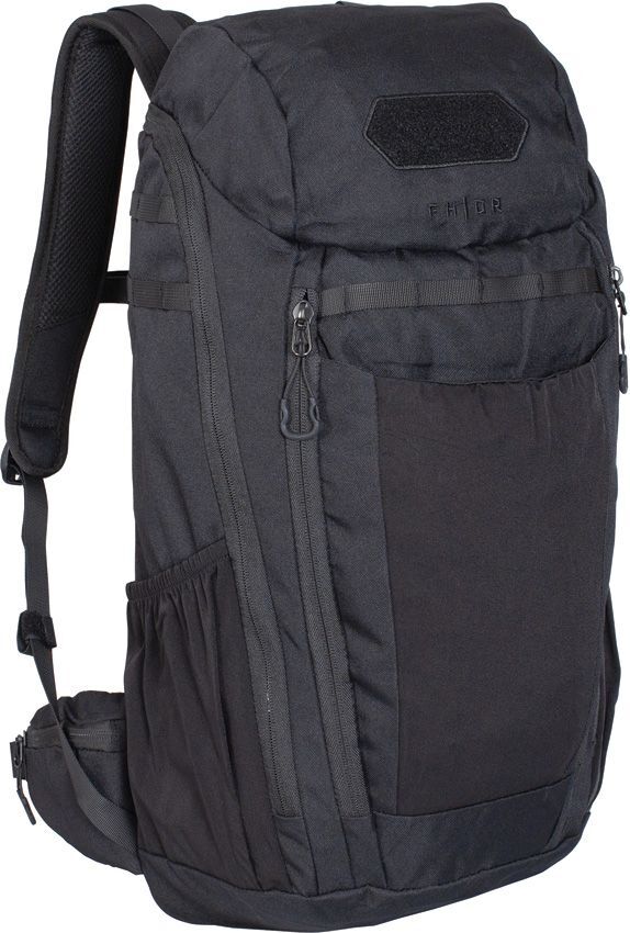 FHIOR Tactical Backpack 30L Black w/Large Main Compartment Adjustable Straps 2