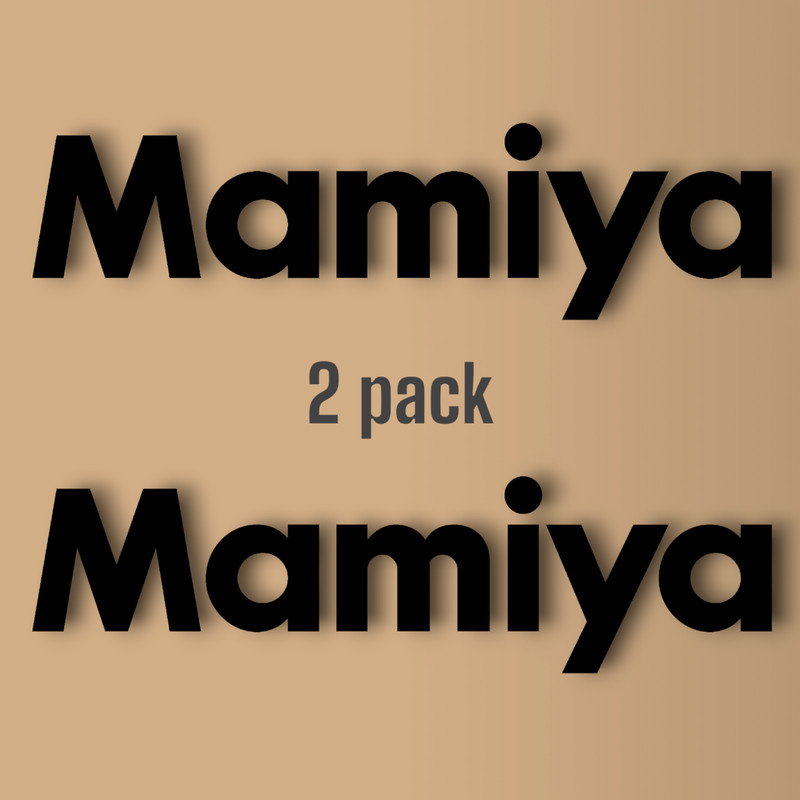 Mamiya Camera 2 Pack - DSLR Die Cut Vinyl Sticker Decal gallery