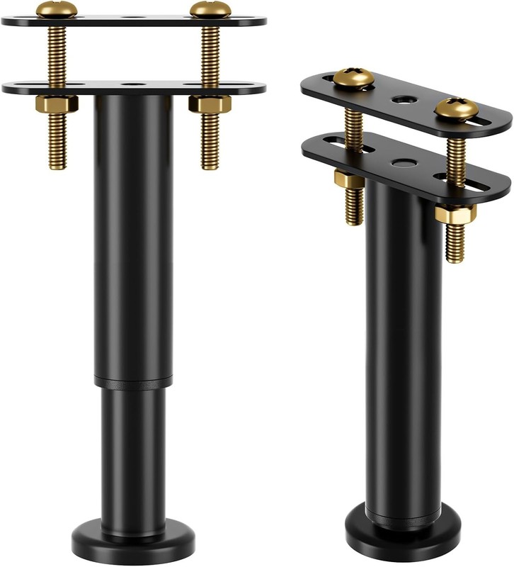 2Pcs Adjustable Height Bed Support Legs 7.08-12.6 inch, Extra Durable Steel B... gallery