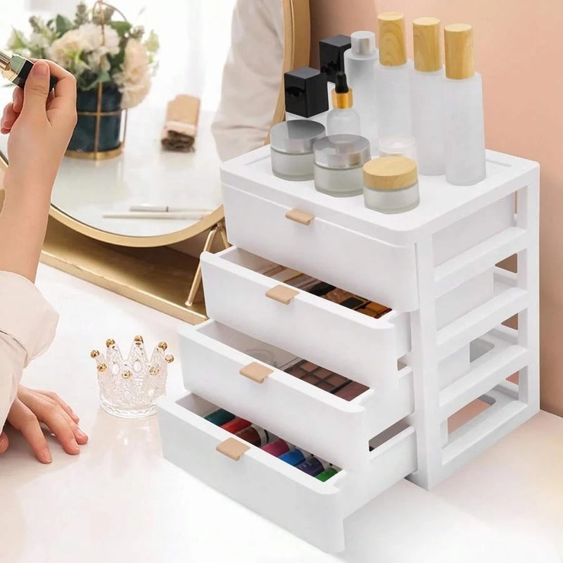 Tabletop Mount Storage Box Desk Organizer With Drawer 26 * 20.2 gallery