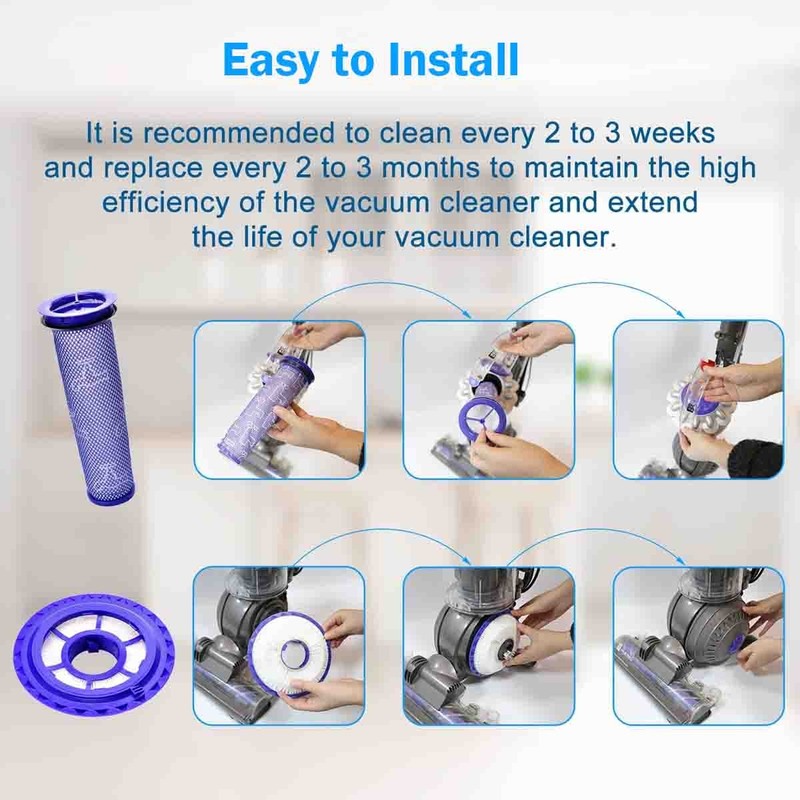 1-3 Set Post & Pack Pre Filters Replacement for Dyson DC41 Multi Floor gallery