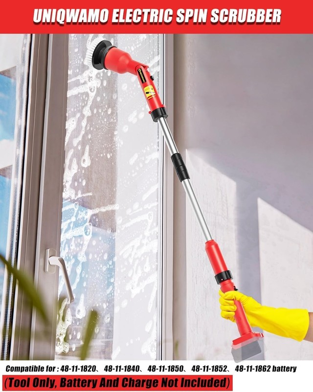 Electric Spin Scrubber for Milwaukee M18 Battery (Battery Not Included) gallery