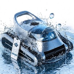 Automatic Robotic Pool Vacuum Pool Cleaner Wall Climbing Scrubber Inground Pool
