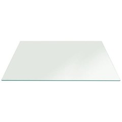 Rectangle Glass Table Top Clear Tempered 1/2″ Inch Thick with Flat Polished Edge