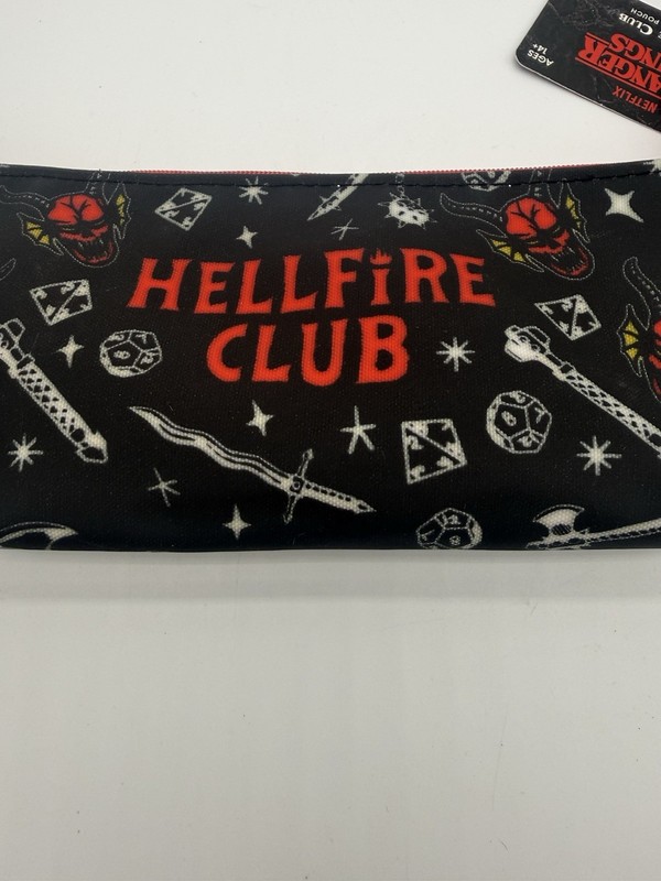 Stranger Things Accessories Pouch Hellfire Club Pencil Makeup Case Bag Netflix gallery