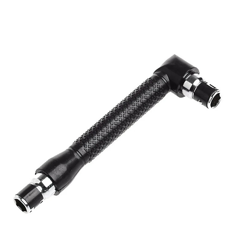 L-Shaped 1/4" Hex Screwdriver Bit Holder 90° Angle Handle Tool NEW gallery