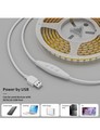 5v Usb Cob Led Strip Light 6.56ft/2m 1200lm Dimmable 640leds 2700k Warm White Cr gallery
