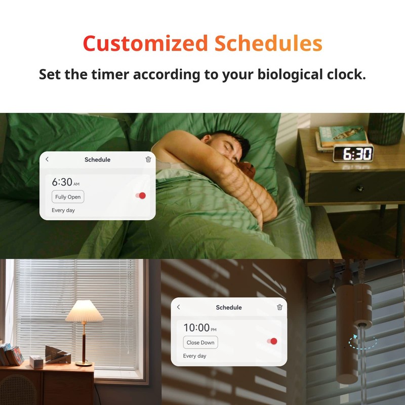 SwitchBot Blind Tilt Motorized Blinds - Smart Electric Blinds, Automatic Blinds gallery