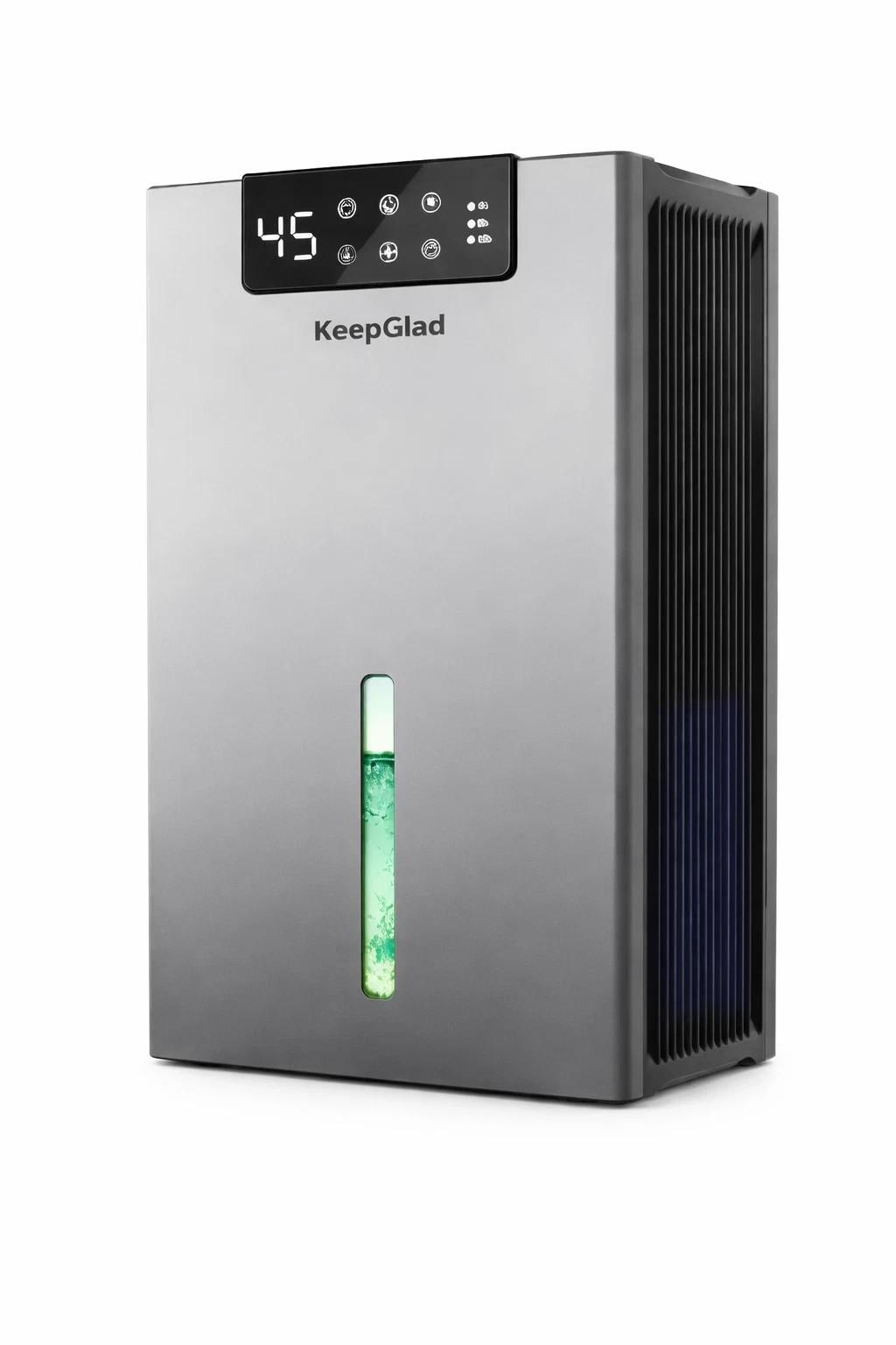 Keepglad Dehumidifier 98oz 1000sqft Auto Off Ultra Quiet Multi Drainage -Gray gallery